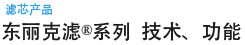 东丽克滤®系列 技术、功能