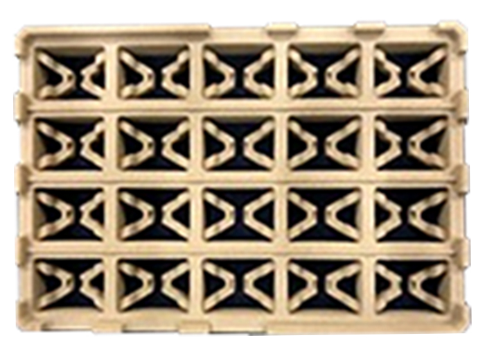 Transport tray for electronics part